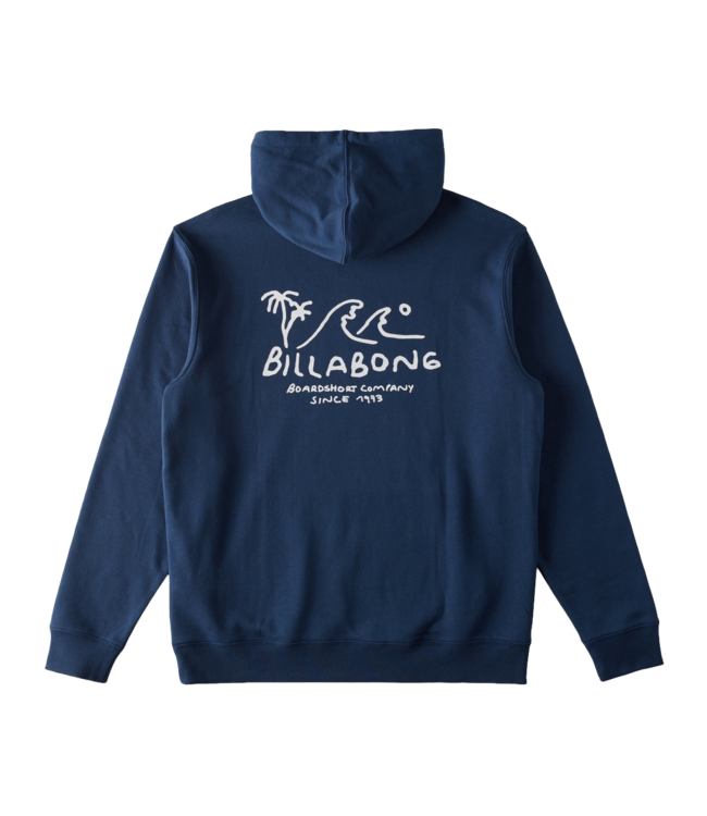 BILLABONG MENS SHORT SANDS ZIP HOODIE