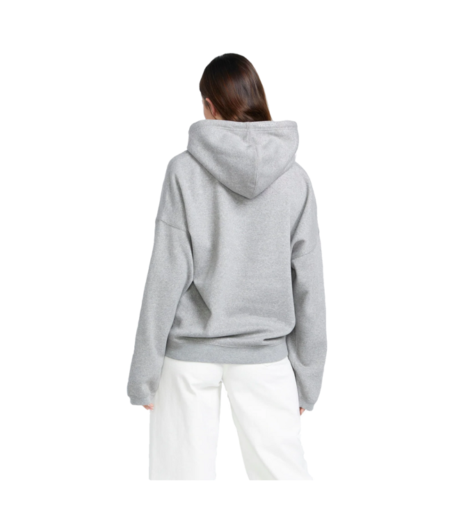 VOLCOM WOMENS STONE HEART UP HOODIE HEATHER GREY