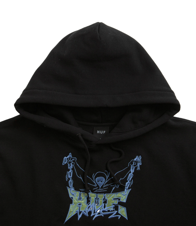 HUF MENS ZINE HOODIE BLACK
