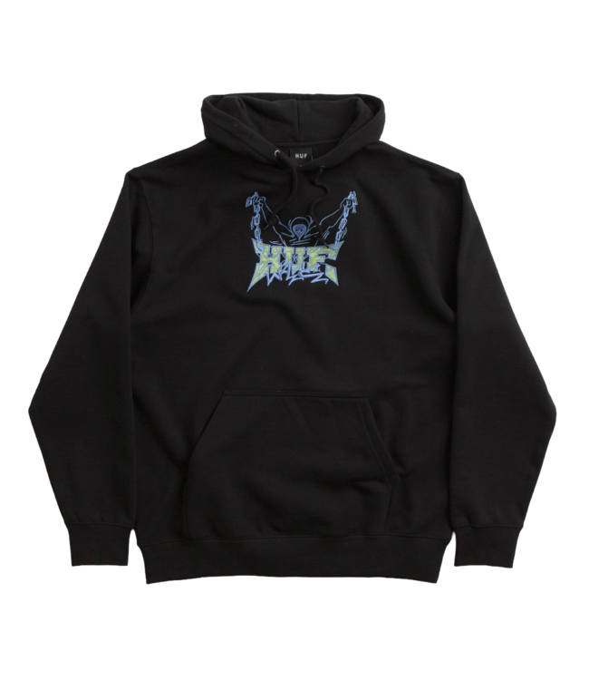 HUF MENS ZINE HOODIE BLACK