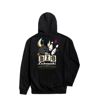 LOSER MACHINE MENS STRIKES & GUTTERS FLEECE HOODIE