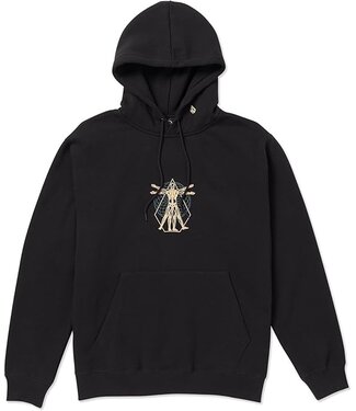 VOLCOM VOLCOM MENS UTOPIC PULLOVER HOODIE BLACK