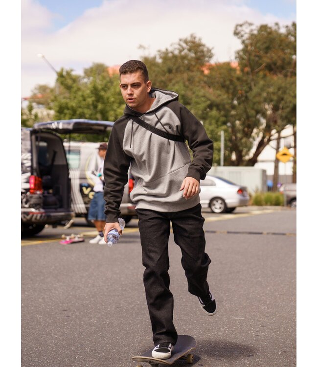 VOLCOM MENS HOMAK PULLOVER HOODIE STEALTH