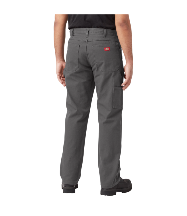 DICKIES MENS DUCK UTILITY DENIM PANTS RISED SLATE