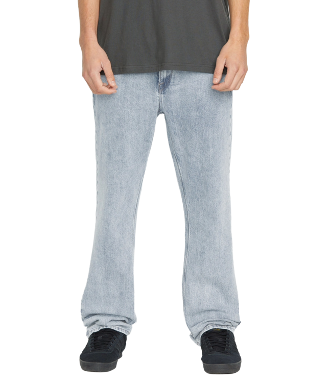 VOLCOM MENS SOLVER DENIM PANTS (CNA) CAROLINA BLUE