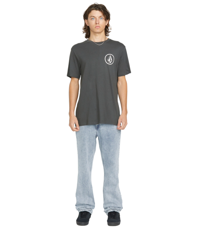 VOLCOM MENS SOLVER DENIM PANTS (CNA) CAROLINA BLUE