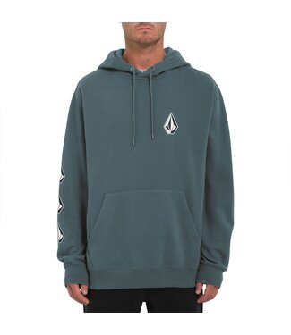 VOLCOM VOLCOM MENS ICONIC STONE PULLOVER HOODIE DARK SLATE