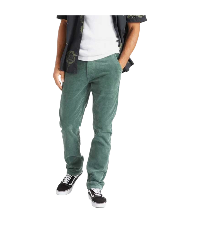 BRIXTON MENS CHOICE CHINO DARK FOREST CORD