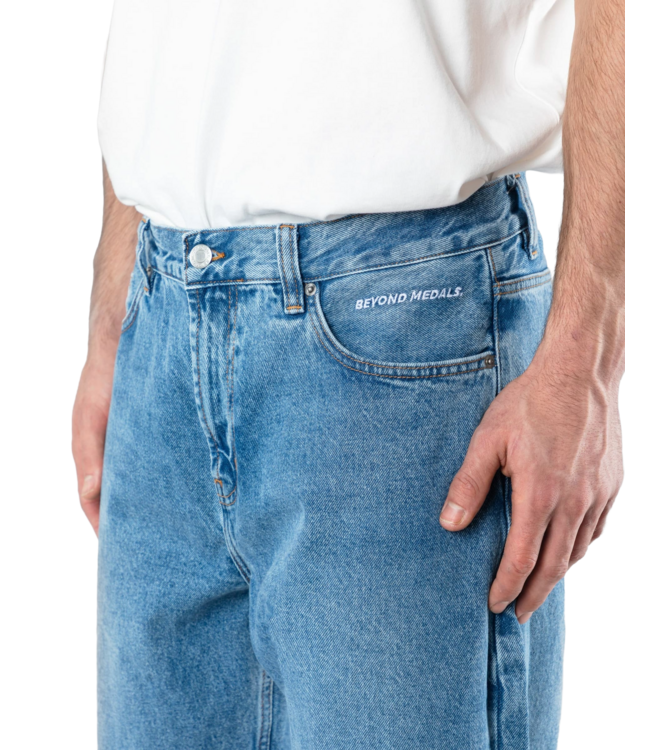 BEYOND MEDALS LOOSE JEANS BLUE