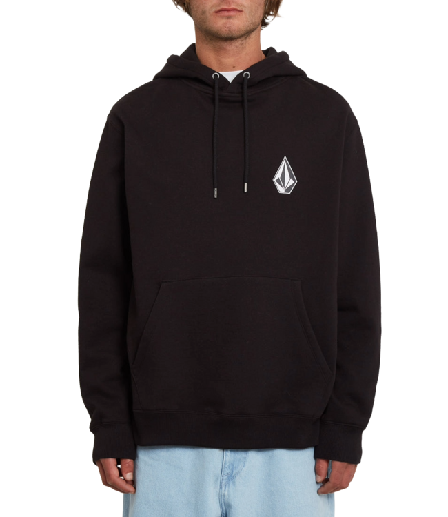 VOLCOM MENS ICONIC STONE PO HOODIE BLACK