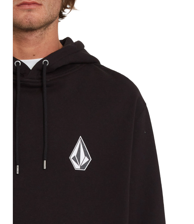 VOLCOM MENS ICONIC STONE PO HOODIE BLACK