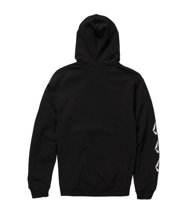 VOLCOM MENS ICONIC STONE PO HOODIE BLACK
