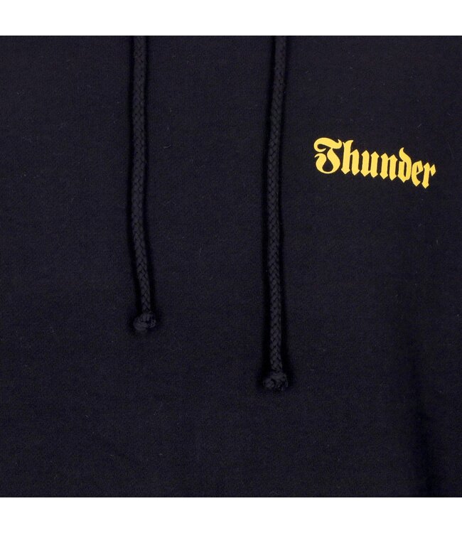 THUNDER MENS SCREAMING SKULL HOODIE BLACK