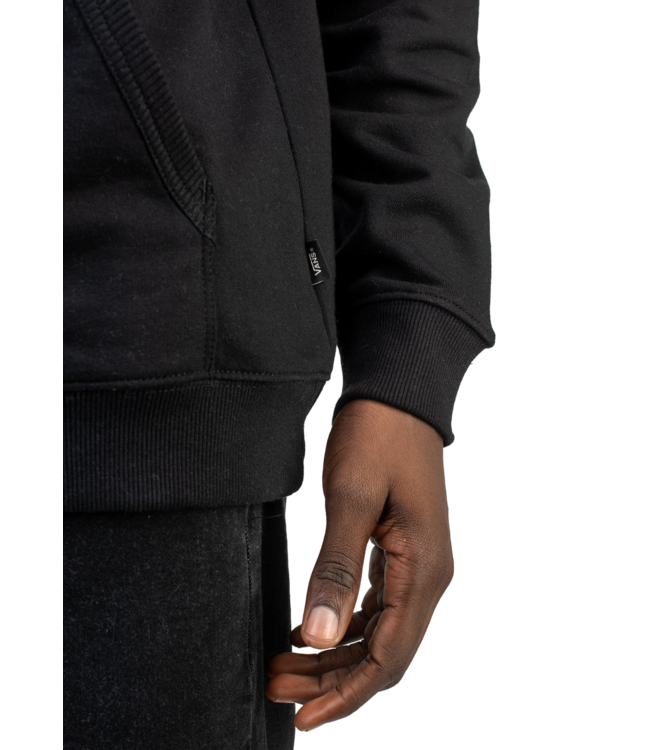 VANS MENS CLASSIC PULLOVER HOODIE BLACK/WHITE