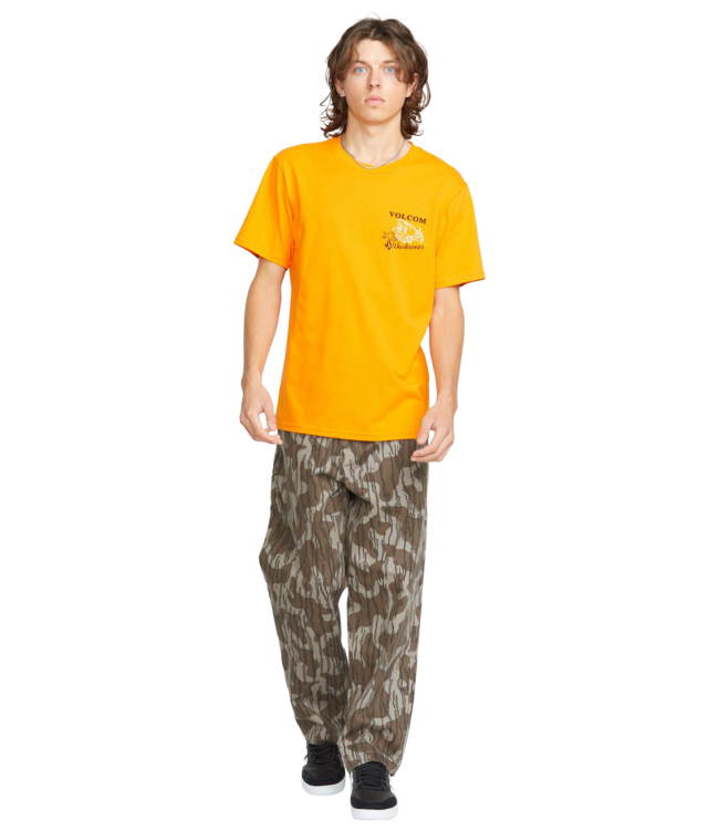 VOLCOM MENS FRICKEN SKATE WORK CHINO BRINDLE