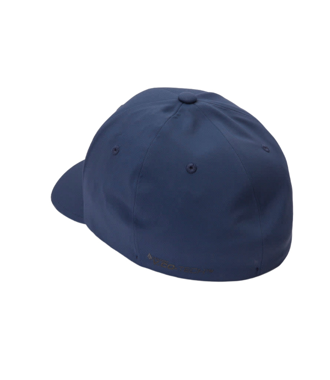 VOLCOM MENS STONE TECH DELTA FLEXFIT HAT NAVY
