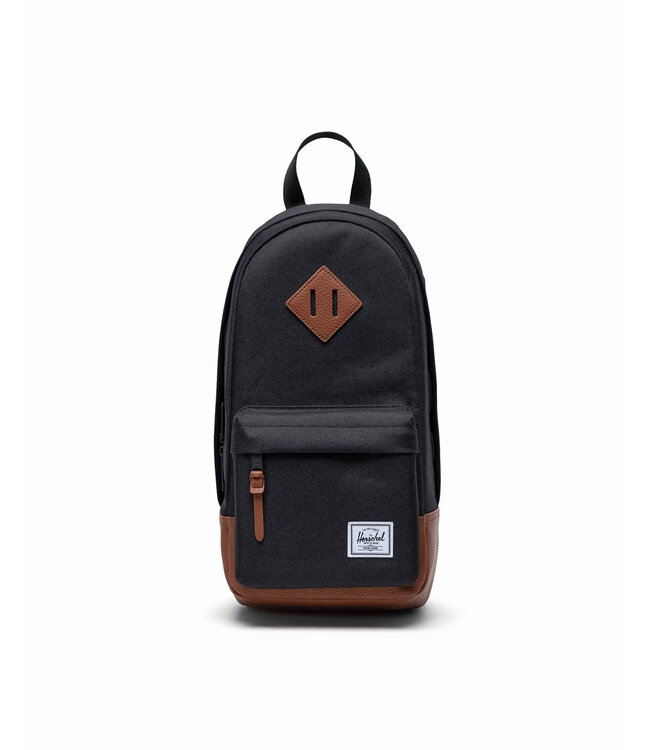 HERSCHEL HERITAGE SHOULDER BAG SP26 BLACK/TAN