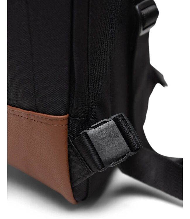 HERSCHEL HERITAGE SHOULDER BAG BLACK/TAN
