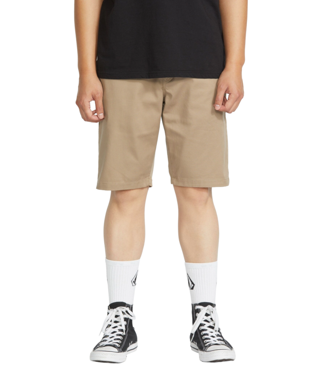 VOLCOM MENS FRICKIN MODERN STRETCH SHORT KHAKI
