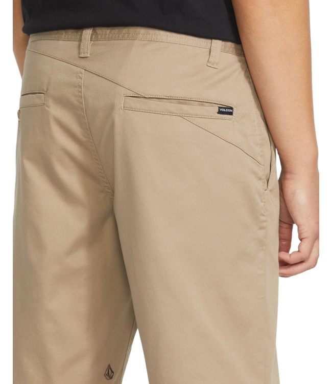 VOLCOM MENS FRICKIN MODERN STRETCH SHORT KHAKI