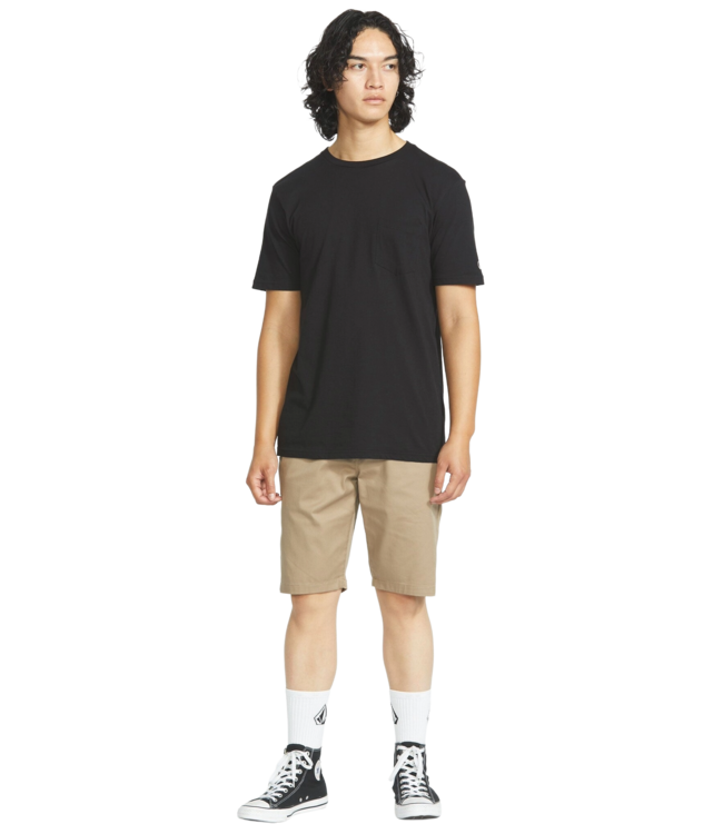 VOLCOM MENS FRICKIN MODERN STRETCH SHORT KHAKI