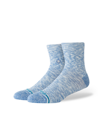 STANCE STANCE WOMENS SLUB QUARTER SOCKS CAPRI BLUE