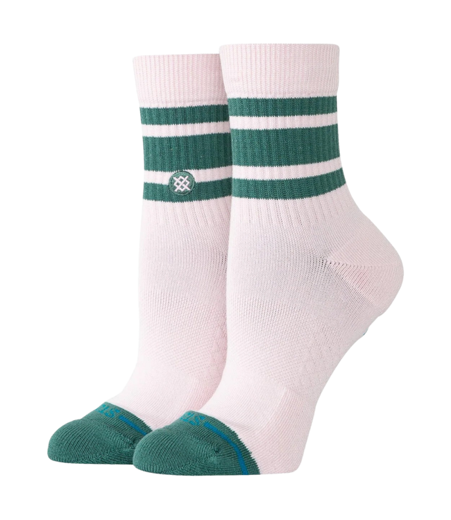 STANCE WOMENS BOYD QUARTER SOCKS PINK