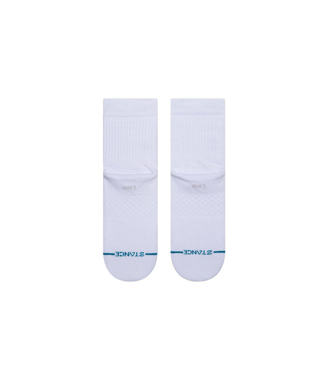 STANCE MENS ICON QUARTER SOCKS WHITE