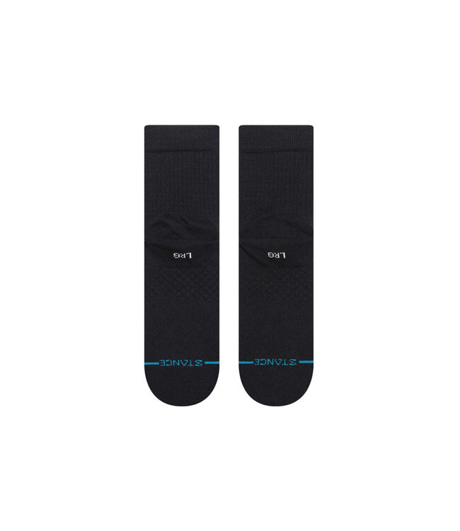 STANCE MENS ICON QUARTER SOCKS BLACK