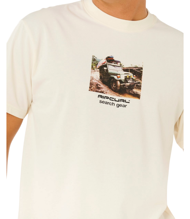 RIP CURL MENS SEARCH RIG SS TEE (3021) BONE