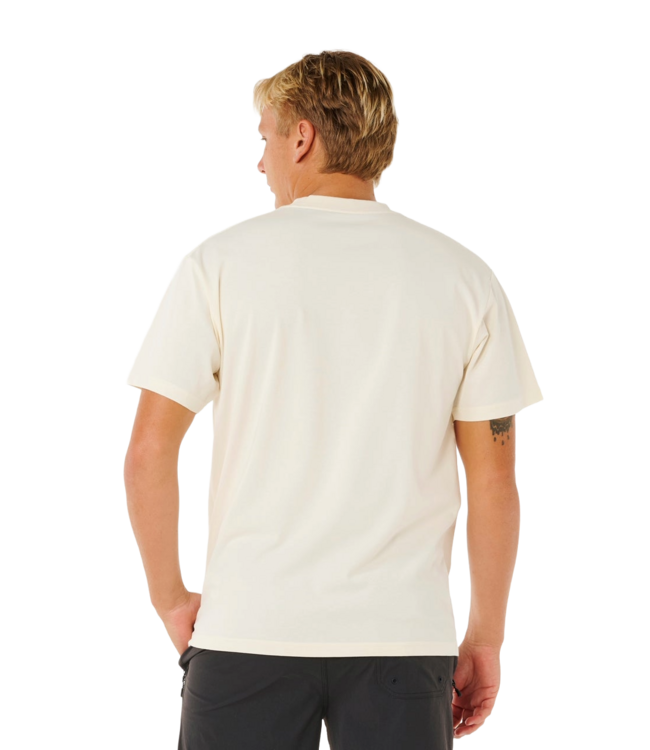 RIP CURL MENS SEARCH RIG SS TEE (3021) BONE