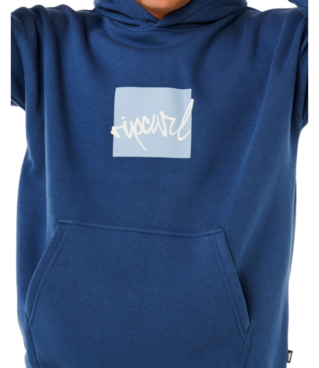RIP CURL MENS RIP SCRIPT ICON PO HOODIE (2359) LIGHT NAVY