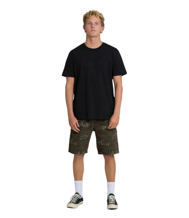 BILLABONG MENS BAD DOG ELASTIC SHORT (XCCK) GREEN CAMO