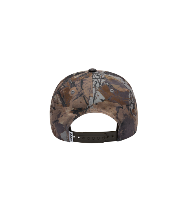 OBEY MENS DELTA 5 PANEL SNAPBACK HAT CAMO MULTI