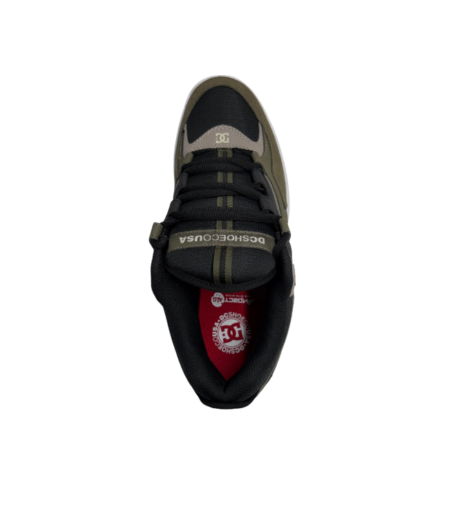 DC MENS KALYNX ZERO S SHOES DARK GREY/OLIVE/TAUPE