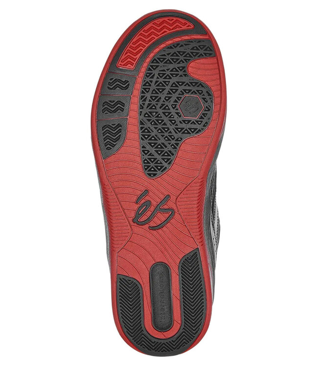 ES MENS TJ ROGERS SHOES BLACK/RED