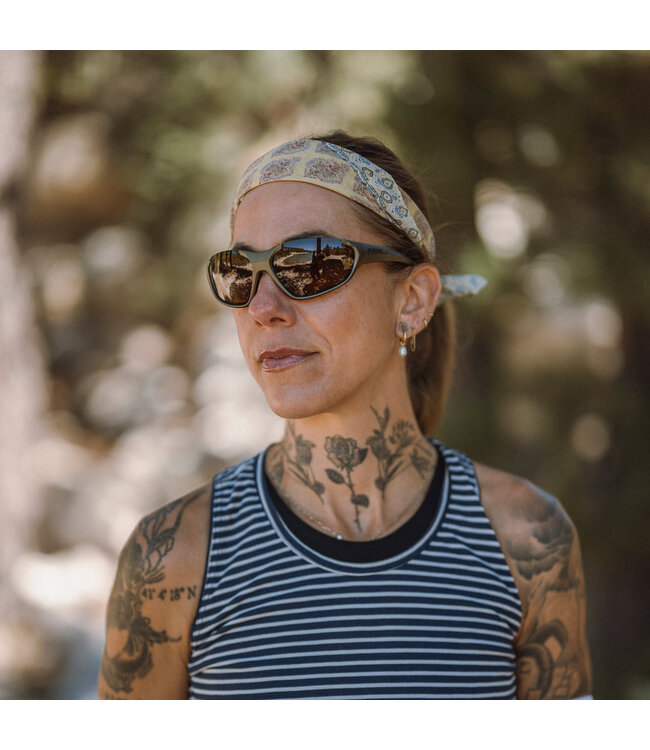 SMITH SLIDERS MATTE OLIVE OIL SUNGLASSES w/ CHROMAPOP BROWN