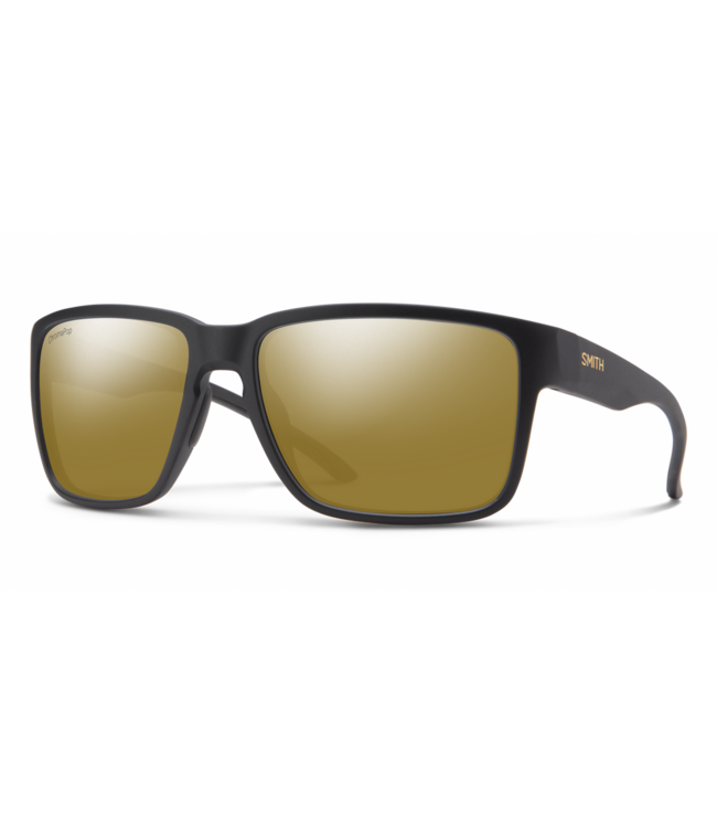 SMITH EMERGE MATTE BLACK SUNGLASSES w/ CHROMAPOP POLAR BRONZE MIRROR
