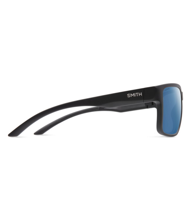 SMITH EMERGE MATTE BLACK SUNGLASSES w/ CHROMAPOP POLAR BLUE MIRROR