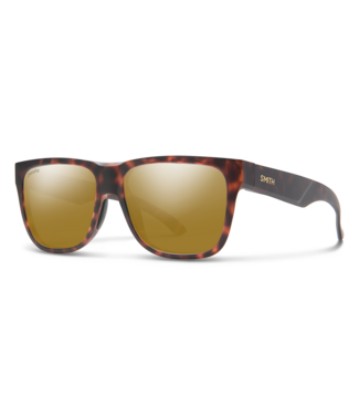 SMITH SMITH LOWDOWN 2 MATTE TORTOISE SUNGLASSES w/ CHROMAPOP POLAR BRONZE MIRROR