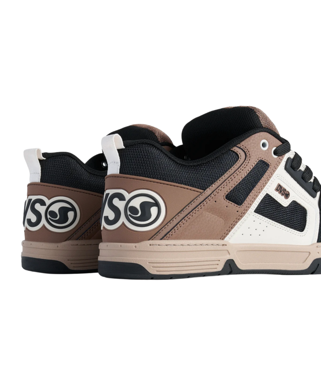 DVS MENS COMANCHE SHOE BLACK/TAUPE/BROWN