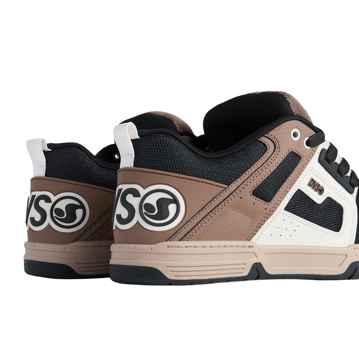 DVS MENS COMANCHE SHOE BLACK/TAUPE/BROWN - ONE Boardshop