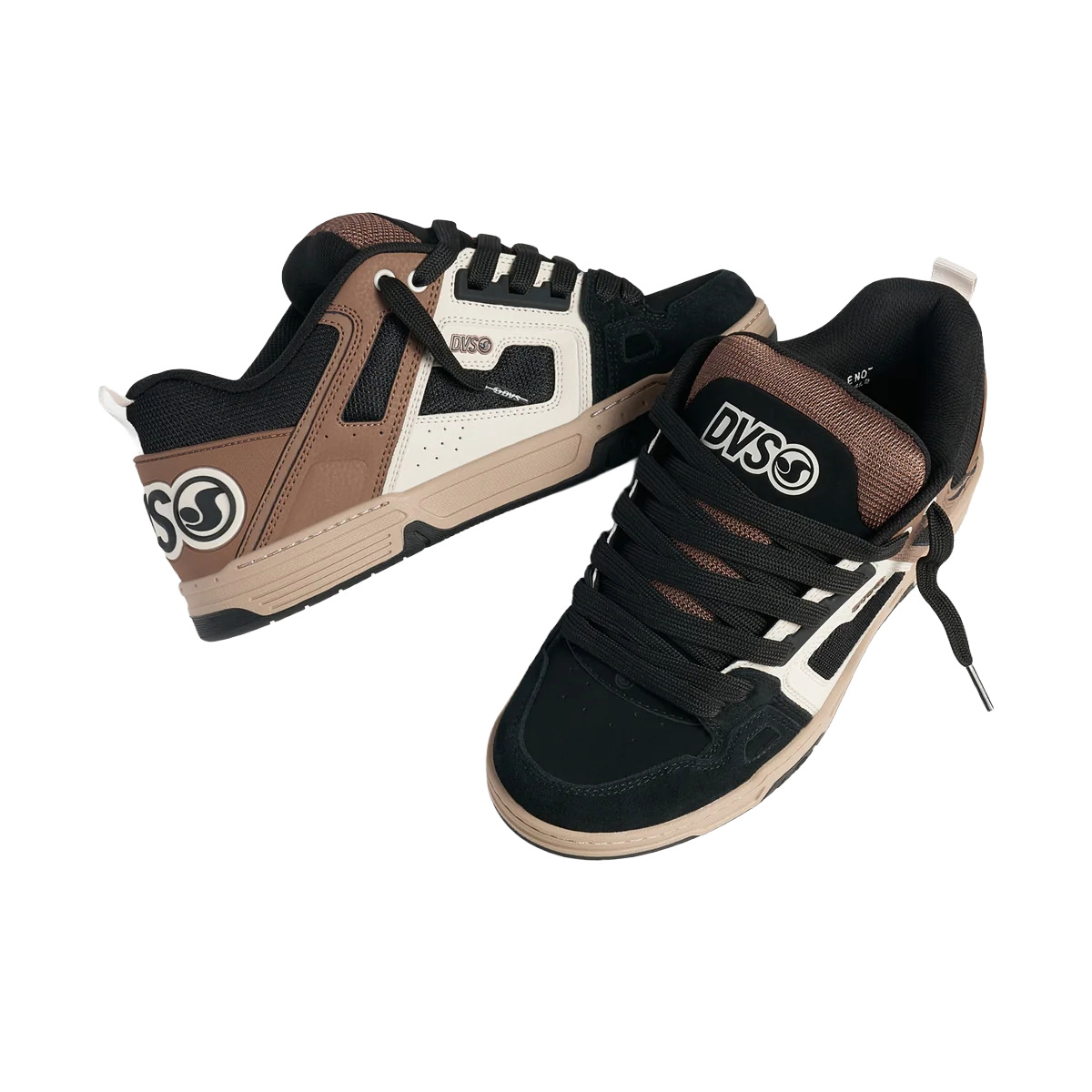 DVS MENS COMANCHE SHOE BLACK/TAUPE/BROWN - ONE Boardshop