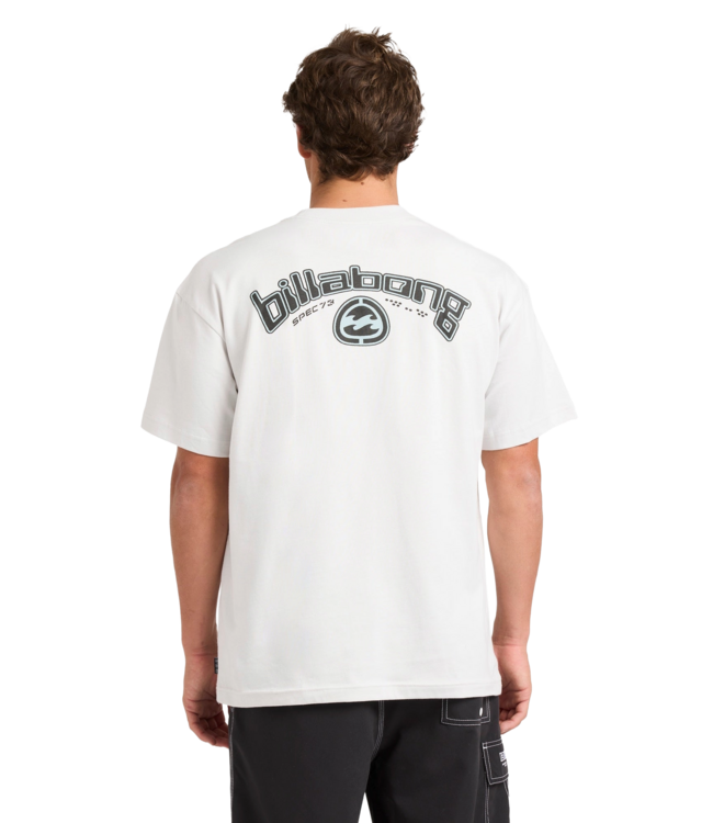 BILLABONG MENS SPEC 73 BIO ARCH OG SHORT SLEEVE TEE FOG GREY