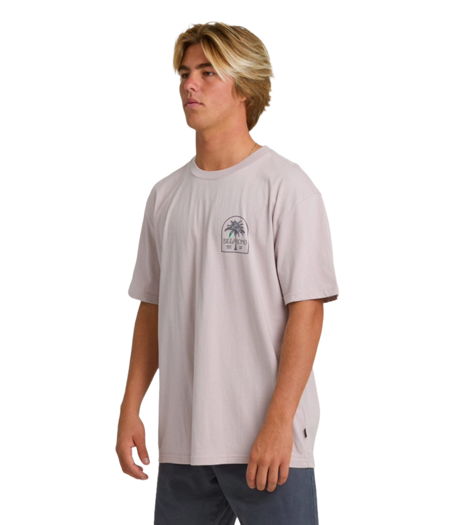 BILLABONG MENS PORTAL PREMIUM SHORT SLEEVE TEE (DLE) DUSTY PURPLE