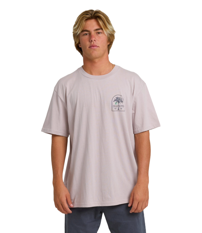 BILLABONG MENS PORTAL PREMIUM SHORT SLEEVE TEE (DLE) DUSTY PURPLE