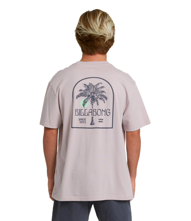 BILLABONG MENS PORTAL PREMIUM SHORT SLEEVE TEE (DLE) DUSTY PURPLE
