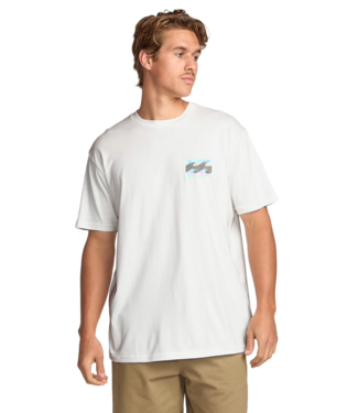 BILLABONG MENS CRAYON WAVE PREMIUM LS TEE (OFW) OFF WHITE