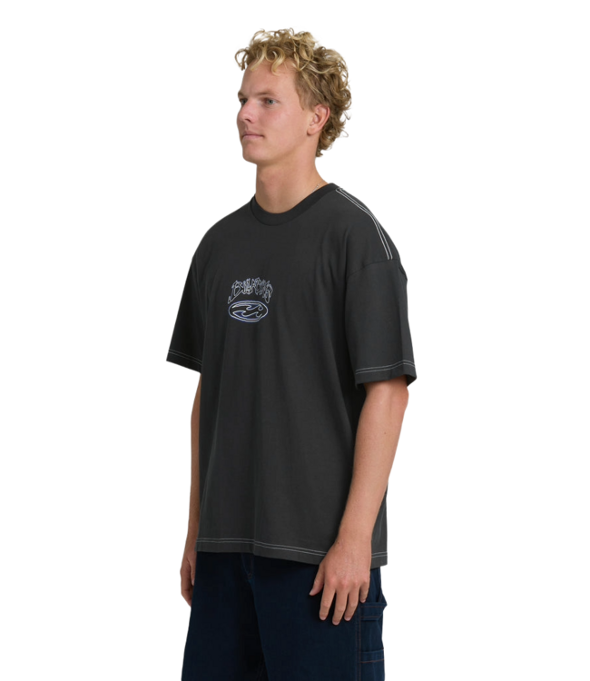 BILLABONG MENS BAD DOG OG SHORT SLEEVE TEE (BVI) BLACK VINTAGE