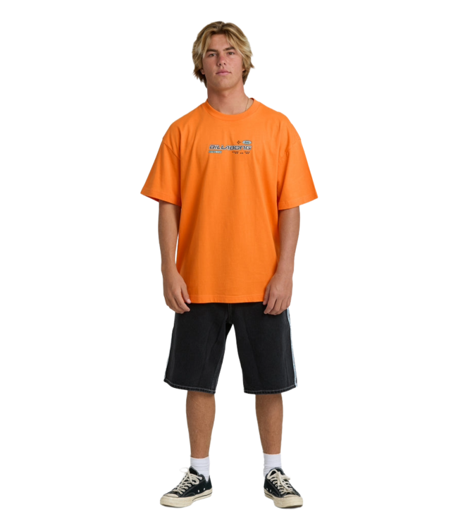 BILLABONG MENS SPEC 73 SIGNAL OG SHORT SLEEVE TEE (DTO) DUSTY ORANGE